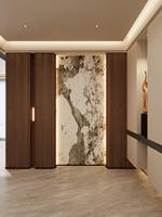 Nouveau design, panneau mural en PVC effet marbre brillant UV, imperméable, pour la décoration intérieure moderne, les salles de bain, les extérieurs et les entrepôts.