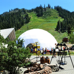 Tiny House-casa prefabricada, tienda de domo geodésica Glamping para invierno - Product Image 1