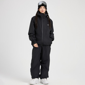 2025 invierno nuevo estilo mujer Freestyle traje de esquí Snowboard doble tabla a prueba de viento impermeable algodón cálido Pantalones - Product Image 2