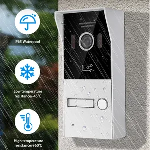 Italian 7-Inch Digital Intercom Doorbell Camera Hot Sell 2-Wire Bus Video Doorphone Multi Indoor Waterproof Indoor Card