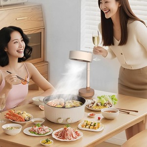 Campana Extractora Portátil Pequeña de Sobremesa, Mini Chimenea para Hot Pot, Parrilla de <span class=keywords><strong>Encimera</strong></span> para Fiestas al Aire Libre, Camping y Uso Doméstico - Product Image 4