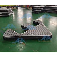 Plateforme flottante gonflable pour jet ski, quai pour bateau à moteur, jet ski, plateforme flottante pour yachts, personnalisable