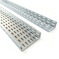 Plateau de câblage ventilé perforé sur mesure OEM en acier galvanisé et thermolaqué haute résistance pour la gestion des câbles industriels