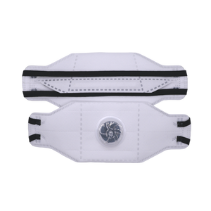 Respirator Setengah Wajah Sekali Pakai Bersertifikat EN149 FFP3 Masker Anti-Debu dengan Katup Ramah Lingkungan Penjepit Hidung yang Dapat Disesuaikan - Product Image 3