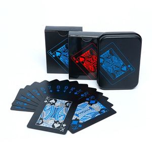 Cartes à jouer personnalisées imprimées, vente chaude, promotionnelles, jeux de cartes de poker, cartes à jouer en papier, or, noir, bleu, rouge, argent, imperméables - Product Image 6