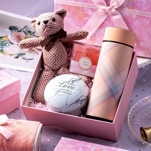 Newborn Baby Gift Box Set Corrugated Pink Kraft <b>Cardboard</b> Paper <b>Boxes</b> Sponge Liner <b>for</b> Kids Gift <b>Packing</b> - Product Image 5