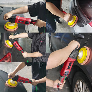Polisseuse de voiture portative Uptop 6 pouces, alimentation AC 120-240V 50/60Hz, avec démarrage progressif et 6 vitesses pour le detailing automobile et le polissage des sols - Product Image 3