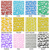Décoration extérieure de Noël Résistance aux UV 1*10m Irrégulière 2.5cm Ouverture Motif extérieur Matériau léger Tapis net en PVC