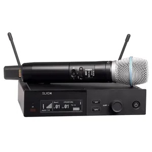 Sistema de Microfone Sem Fio Profissional UHF SLXD4 com Microfone Dinâmico SLX24 para Igreja - Product Image 2
