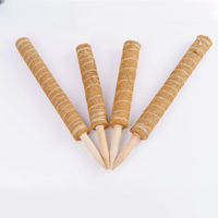 Poteaux de soutien durables en fibre de coco pour plantes d'intérieur et plantes grimpantes – Écologiques – Fournitures de jardin en fibre de coco