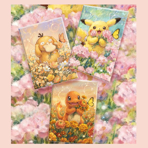 Imanes de nevera recubiertos de resina de la serie YQ Magic Realm Tour, edición limitada, arte personalizado para niños, caja sorpresa rara, tarjetas Pokémon al por mayor - Product Image 6