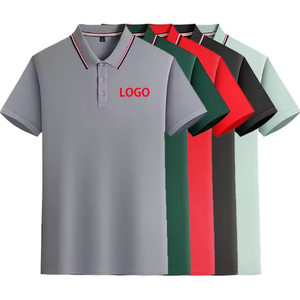 เสื้อโปโลแขนสั้นผู้ชายรุ่นใหม่ โพลีเอสเตอร์ ราคาถูก คุณภาพดีเยี่ยม ผลิตเสื้อโปโลชายคุณภาพสูง - Product Image 1