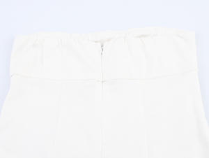 Combinaison-pantalon <span class=keywords><strong>sans</strong></span> bretelles, broderie blanche, vente chaude, mode décontractée, une pièce, pour femmes - Product Image 5