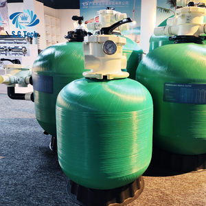 Filtro y bomba de arena de fibra de vidrio multicalibre de agua Crown profesional para uso en piscinas interiores y exteriores - Product Image 6