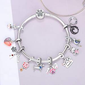 Grosir Pabrik OEM ODM Tersedia Liontin Manik Perak Plata 925 Bentuk Kupu-kupu Hewan Cinta Ibu untuk Gelang Kalung DIY - Product Image 4