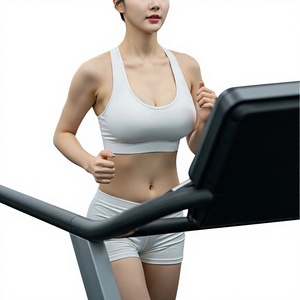 Soutien-gorge de sport pour femme, décontracté, brodé, sans couture, col en U, maintien élevé, rembourré, en Spandex/Nylon, bretelles réglables, respirant, séchage rapide - Product Image 5