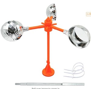 Répulsif Solaire Anti-Oiseaux et Animaux d'Extérieur - Éloigne les Pigeons par Éolienne Solaire pour Jardin, Verger, Forêt et Ferme - Product Image 3