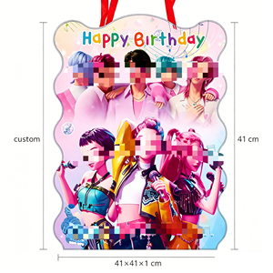 <span class=keywords><strong>Pinata</strong></span> en forme de star du <span class=keywords><strong>pop</strong></span>, décoration colorée pour fête d’anniversaire d’enfants, jeu musical pour fête d’anniversaire - Product Image 2