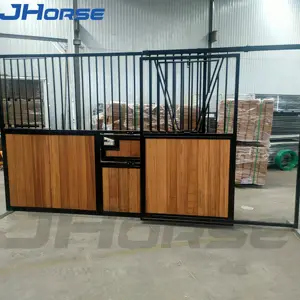 12x12 Feet Used Portable Metal Steel Bamboo High Quality Powder Coated Horse Stalls
