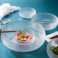 Bol en verre de Phnom Penh à motif de marteau japonais, très vendu, bol créatif pour dessert, salade de fruits, récipient à bonbons