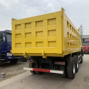 2023 Used Chinese Tipper Truck 6x4 10 Wheels Left Euro 2 Howo Dump Truck Used For Mining Transportation