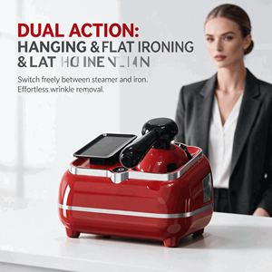 Fer à <span class=keywords><strong>vapeur</strong></span> et défroisseur 2-en-1 haute puissance, portable, <span class=keywords><strong>pour</strong></span> un repassage rapide et un nettoyage des plis des vêtements à domicile - Product Image 2