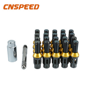 น็อตล้อไทเทเนียมอัลลอยด์แบบกลวง CNSPEED M14x1.5 สำหรับอัพเกรดดุมล้อ - Product Image 3