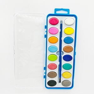 Ensemble de peinture aquarelle semi-sèche 16 couleurs pas cher de Chine, palette d'aquarelle professionnelle, vente directe d'usine pour étudiants - Product Image 4