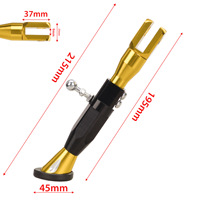 Béquille latérale pour moto et vélo électrique - Support réglable antidérapant en alliage d'aluminium usiné CNC pour modification générale