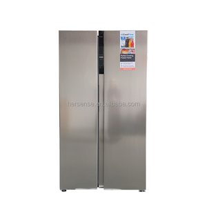Refrigerador de Doble Puerta de 570L, 220V 50HZ, Color Plateado, Ultra Gran Capacidad, Enfriamiento por Aire, Sin Escarcha, Acero Inoxidable, con Pantalla - Product Image 2
