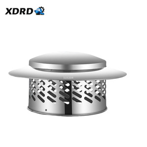 Capot d'évacuation de toit réglable en acier inoxydable 304, style parapluie, <span class=keywords><strong>pour</strong></span> sortie murale, <span class=keywords><strong>cheminée</strong></span>, coupe-vent, extérieur, sous-sol - Product Image 1