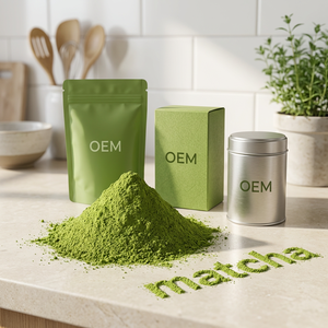 Té <span class=keywords><strong>Verde</strong></span> Matcha Orgánico de Grado Ceremonial 6A de Marca Privada en Lata de 30g/50g - Product Image 1