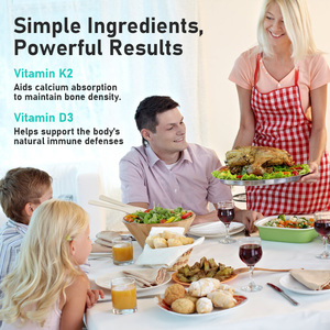 Best-seller : Vitamine D3 avec K2 en gouttes liquides, pour favoriser l'absorption du calcium et maintenir la densité osseuse. Complément alimentaire. - Product Image 6