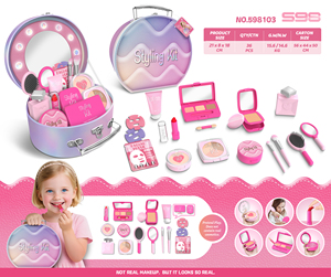 Nouvelles filles simulant <span class=keywords><strong>maquillage</strong></span> jouant maison jouets semblant beauté ensembles semblant jouer jouets pour enfants enfants - Product Image 1