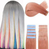 Ruili 100% Extensions de cheveux Remy vierges humains Ruban invisible injecté à double tirage dans des cheveux européens minces et sans couture