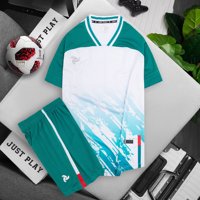 Maillots de football Just Play Dragon II les plus vendus, 100 % polyester, couleurs personnalisées, unisexe, minimalisme, impression par transfert thermique