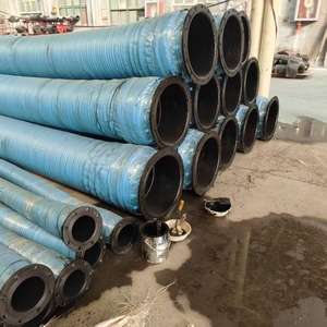 <span class=keywords><strong>Tuyau</strong></span> de dragage en caoutchouc robuste avec renfort en spirale de fil d'acier - Product Image 4