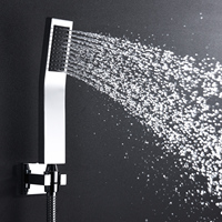 2026 Ensemble de panneau de douche LED multifonction pour plafond, avec jets pluie et cascade, et mitigeur thermostatique avec inverseur
