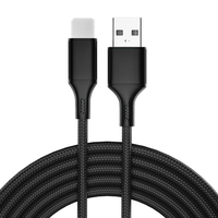 Câble de données USB en nylon tressé du fabricant pour iPhone 12 13 Pro Max Chargement de téléphone portable et imprimante Utiliser un câble de chargeur USB