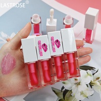 Huiles à lèvres liquides hydratantes en gros, 48 saveurs, avec couvercle blanc, longue durée et résistantes à l'eau, 5 ml, marque privée