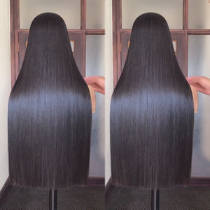 13x6 brut vietnamien dentelle frontale perruque de cheveux humains sans colle HD pleine dentelle avant perruques droite lâche profonde perruque pour les femmes noires - Product Image 3