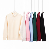 Hoodie Sweatshirt Polo Bordir Oversize Premium Fit Pique Cotton 350gsm yang Dapat Disesuaikan