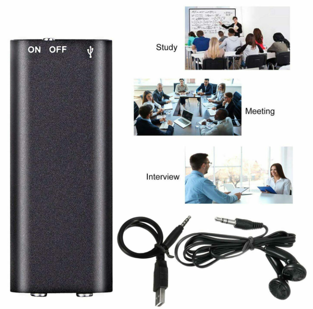 High Quality Q2 Portable and Durable Recorder Dictaphone Digital Recorder Small Voice Recorder Magndigital Voice Recording Key