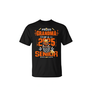 T-shirt de diplômé de basket-ball senior 2025 pour les grands-mères fières – Produit promotionnel - Product Image 3
