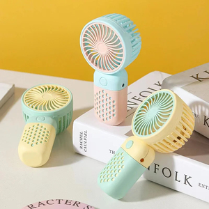 Ventilador de Mano Recargable al por Mayor, Nuevo, Diseño de Dibujos Animados, Lindo, Pequeño, Portátil, Mini USB de Bolsillo para Estudiantes - Product Image 6