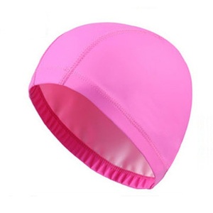 หมวกว่ายน้ำลาย<span class=keywords><strong>การ์ตูน</strong></span>แบบกำหนดเองหมวกพิมพ์โลโก้กันน้ำผ้าพียูปกป้องหูผมยาวกีฬาว่ายน้ำสระว่ายน้ำหมวก - Product Image 2