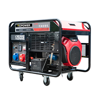 2kW 3kW 5kW 10kW 10,5kW Doppelspannung 220V 380V Offener Benzin 4-Takt Tragbarer Generator mit Elektrostarter Umweltfreundlich