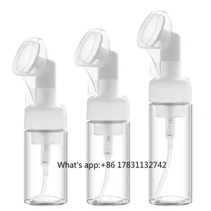 Saboneteira vazia para uso facial, dispensador de sabão em espuma para cabelo, frasco de 100ml/120ml/150ml/200ml, para embalagem de cosméticos