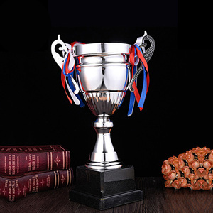 Large Medium and Small Size Silver Plated Metal 3D Design <strong>Trophy</strong> <strong>Cup</strong> with Silk Screen Printing Gold Award for Sports - Product Image 3