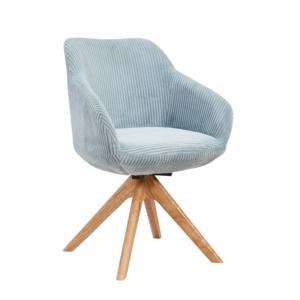 Modern Luxury Swivel <b>Dining</b> <b>Chair</b> Wooden Frame Backrest Faux Leather Upholstered Seat Apartment Home Office Hotel Restaurant - Product Image 4